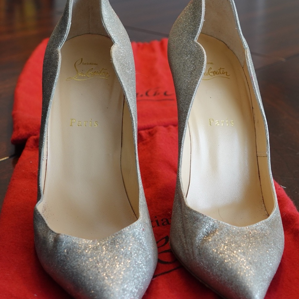Christian Louboutin Silver Women's Shoes